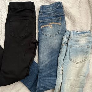 Lot of girls jeans